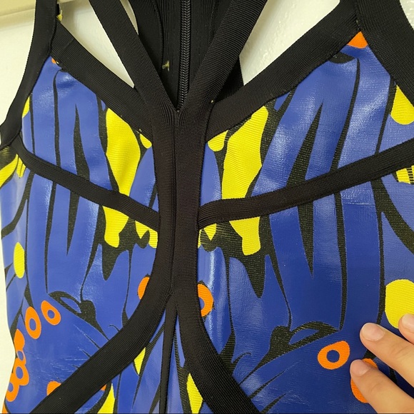 Akira Chicago Neon bandage bodycon dress - Picture 5 of 10